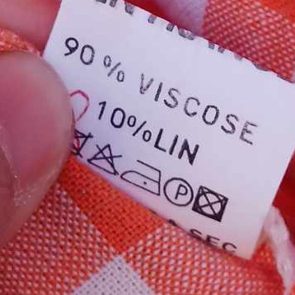 Orange gingham tank top - Picture 5 of 5